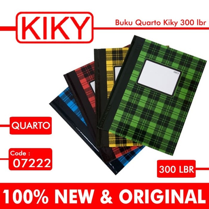 

Buku Hard Cover Quarto Kiky 300 lbr