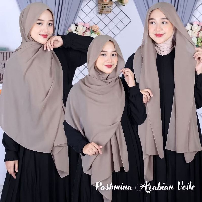 Pasmina arabian voal/voal arabian
