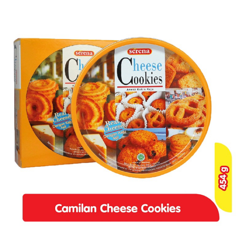 

[READY STOCK] SERENA CHEESE COOKIES KEJU KALENG 454 gram JAJANAN LEBARAN