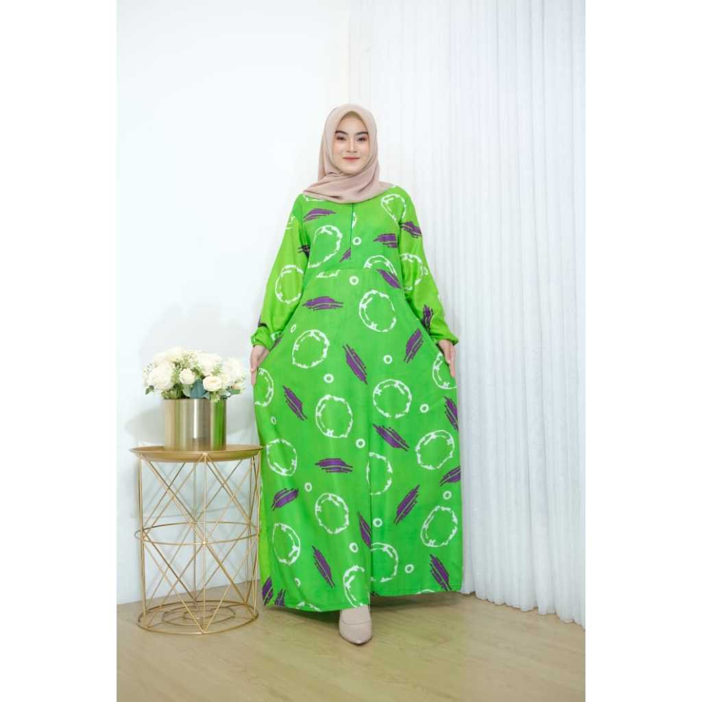 Gamis Katun Rayon Adem Idola