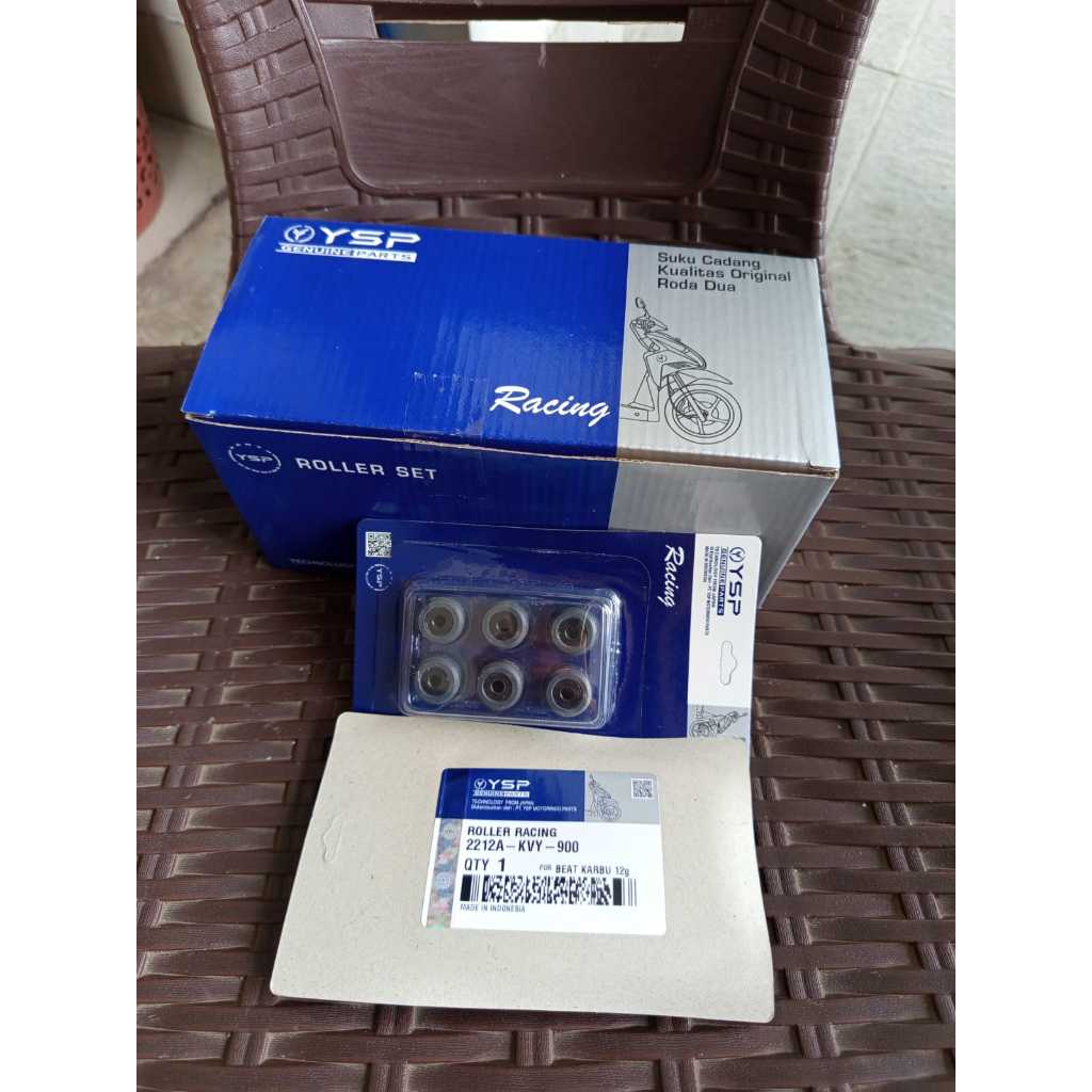 (GROSIR) ROLLER RACING  BEAT KARBU 12gram / KVY / ORIGINAL YSP FCC