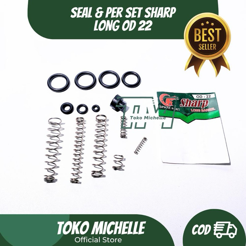 Sparepart Set Sharp Long | Seal Set | Per Set OD 22