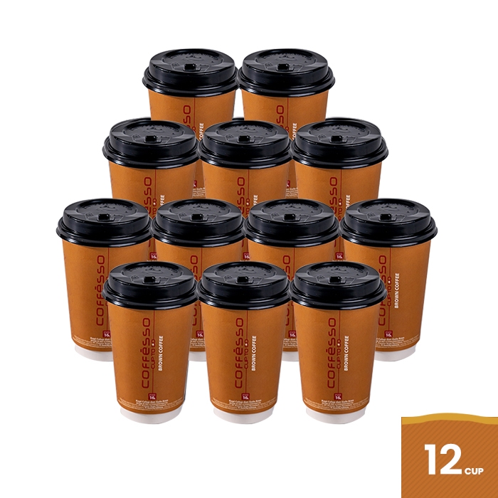 

Coffesso Cup To go – Brown Coffee