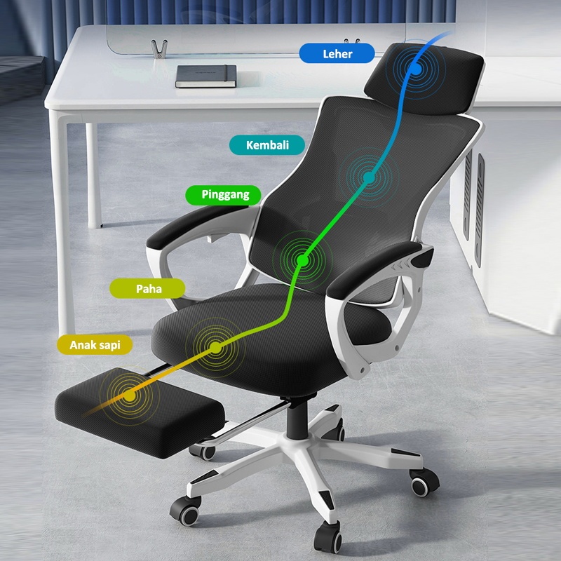 【Silakan pilih tautan ini untuk membeli beberapa item】Weyon Kursi kantor komputer Ergonomis angkat k