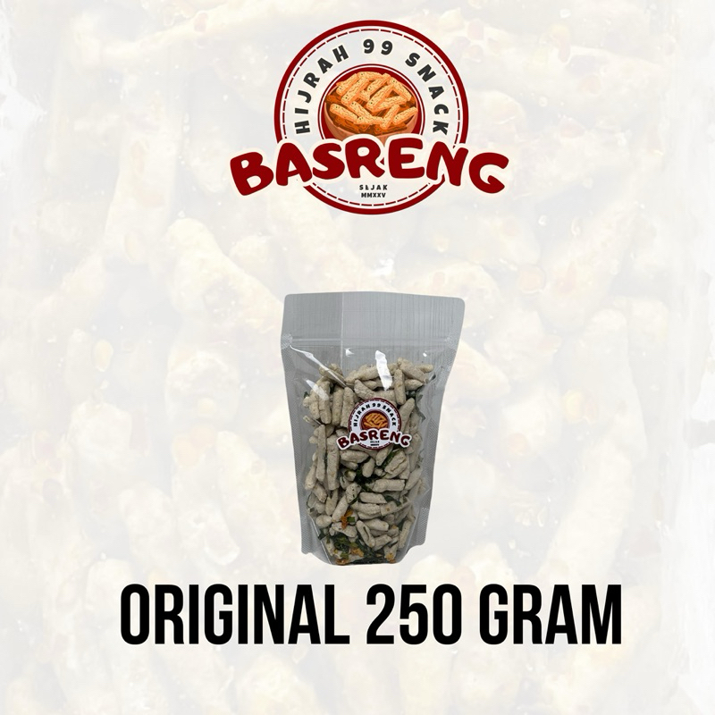 

Hijrah 99 Snack - Basreng daun jeruk original 250g - produk dapur rumahan