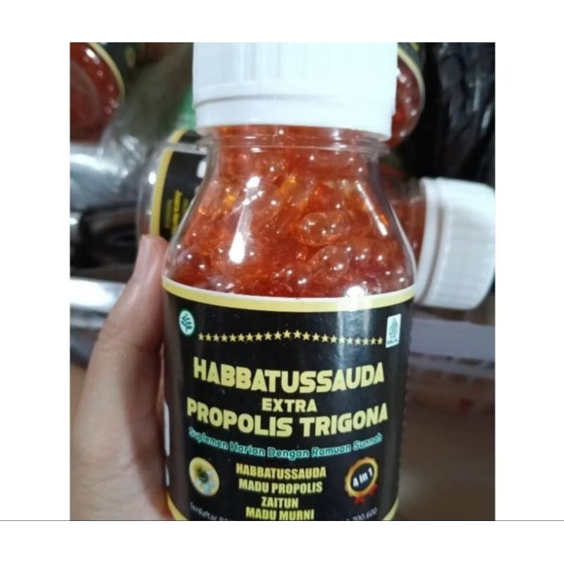 Kapsul Habbatussauda habatusauda habatussauda extra propolis trigona isi 200 kapsul