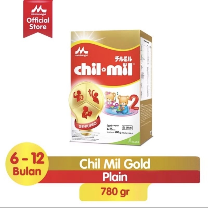 

Chilmil Gold Morinaga Susu Pertumbuhan Untuk Bayi Usia 6 - 12 Bulan