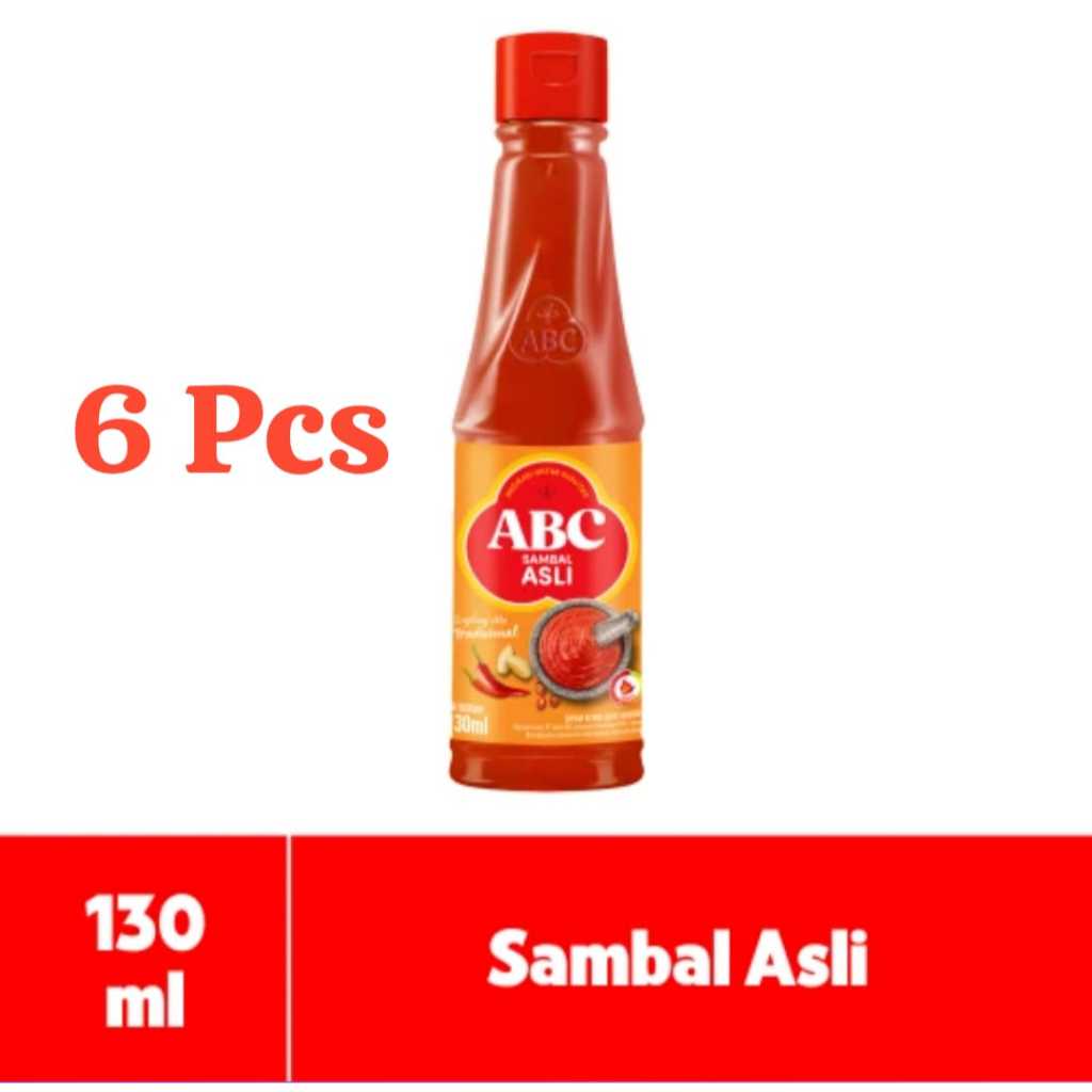 

ABC sambal asli 130ml x 6 pcs