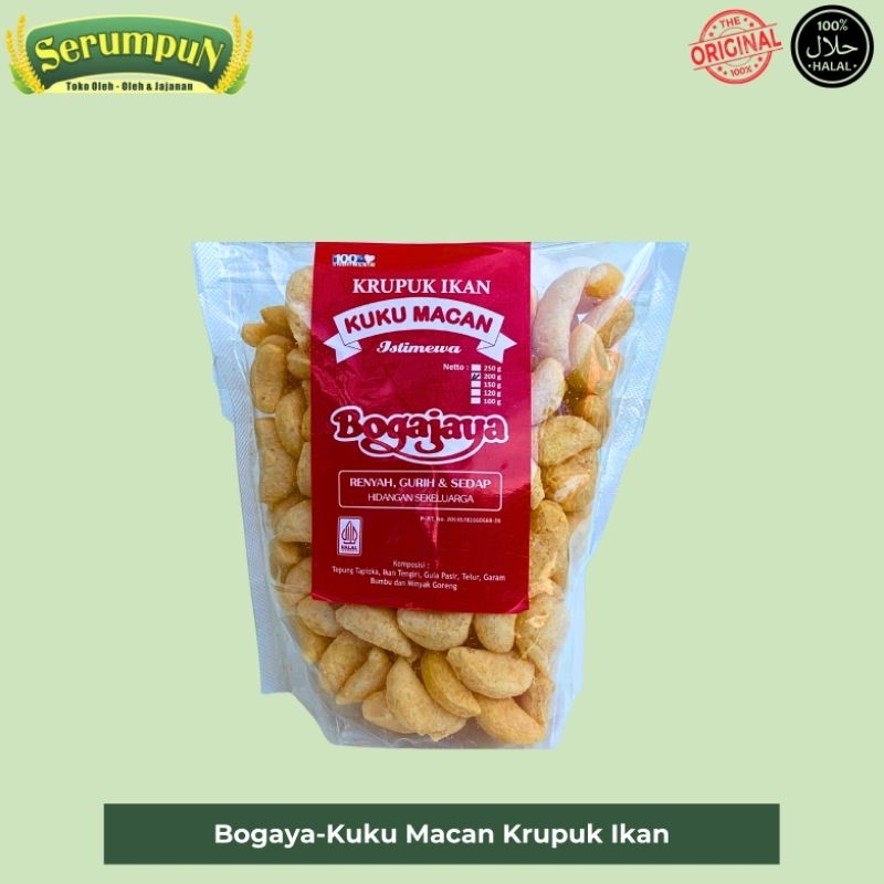

Krupuk Ikan Kuku Macan Bogajaya | Krupuk Ikan | Oleh-Oleh Khas Surabaya