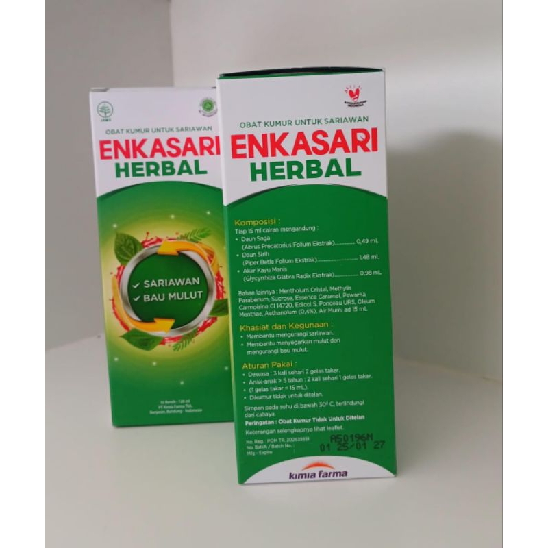 ENKASARI HERBAL- OBAT SARIAWAN - ENKASARI