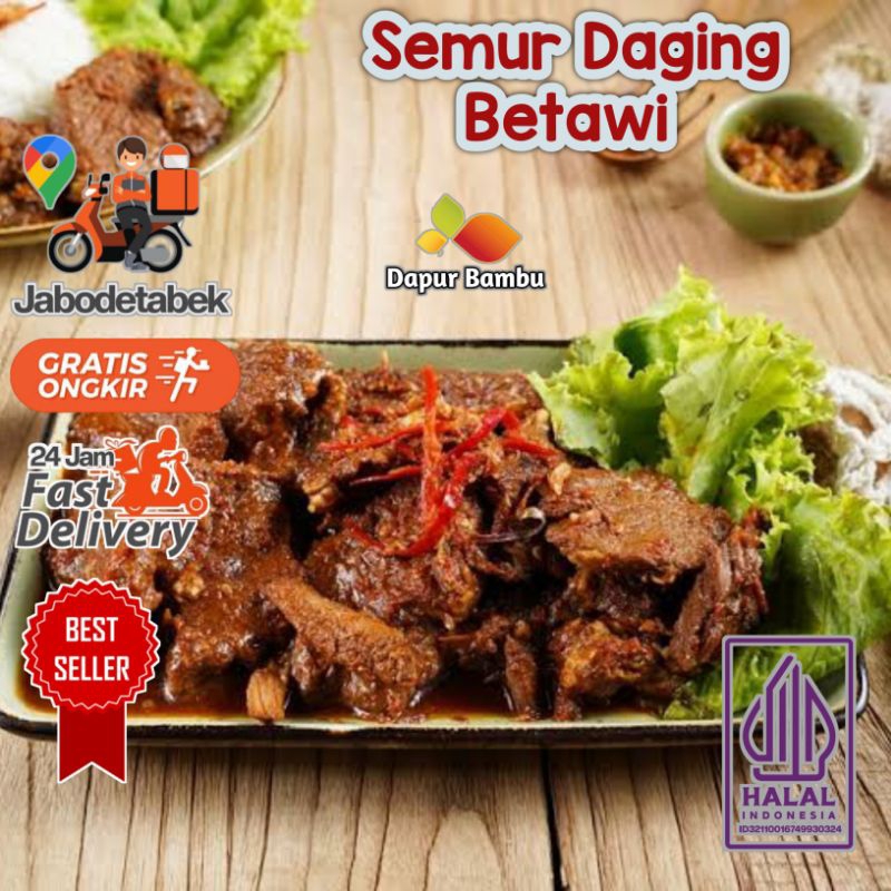 

Semur Daging Betawi 500 gr/ Frozen food / Semur Daging Frozen Food