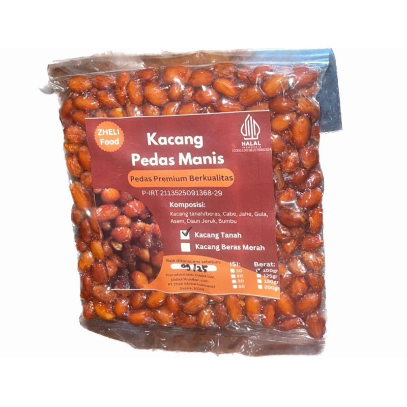 

Kacang Tanah Pedas Manis 100 gram