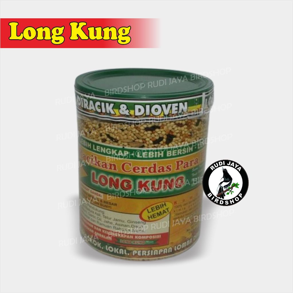 LONG KUNG LONGKUNG PAKAN MAKANAN BURUNG PERKUTUT KUTUT DERKUKU MERPATI KENARI LOVEBIRD