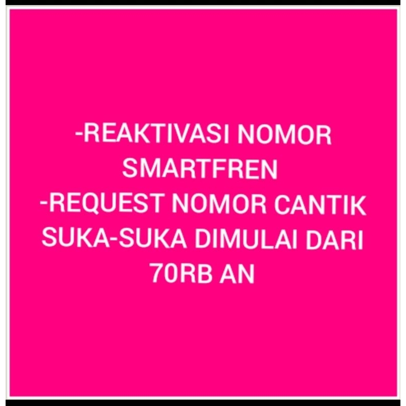 Smartfren Elite Pascabayar Nomor Cantik