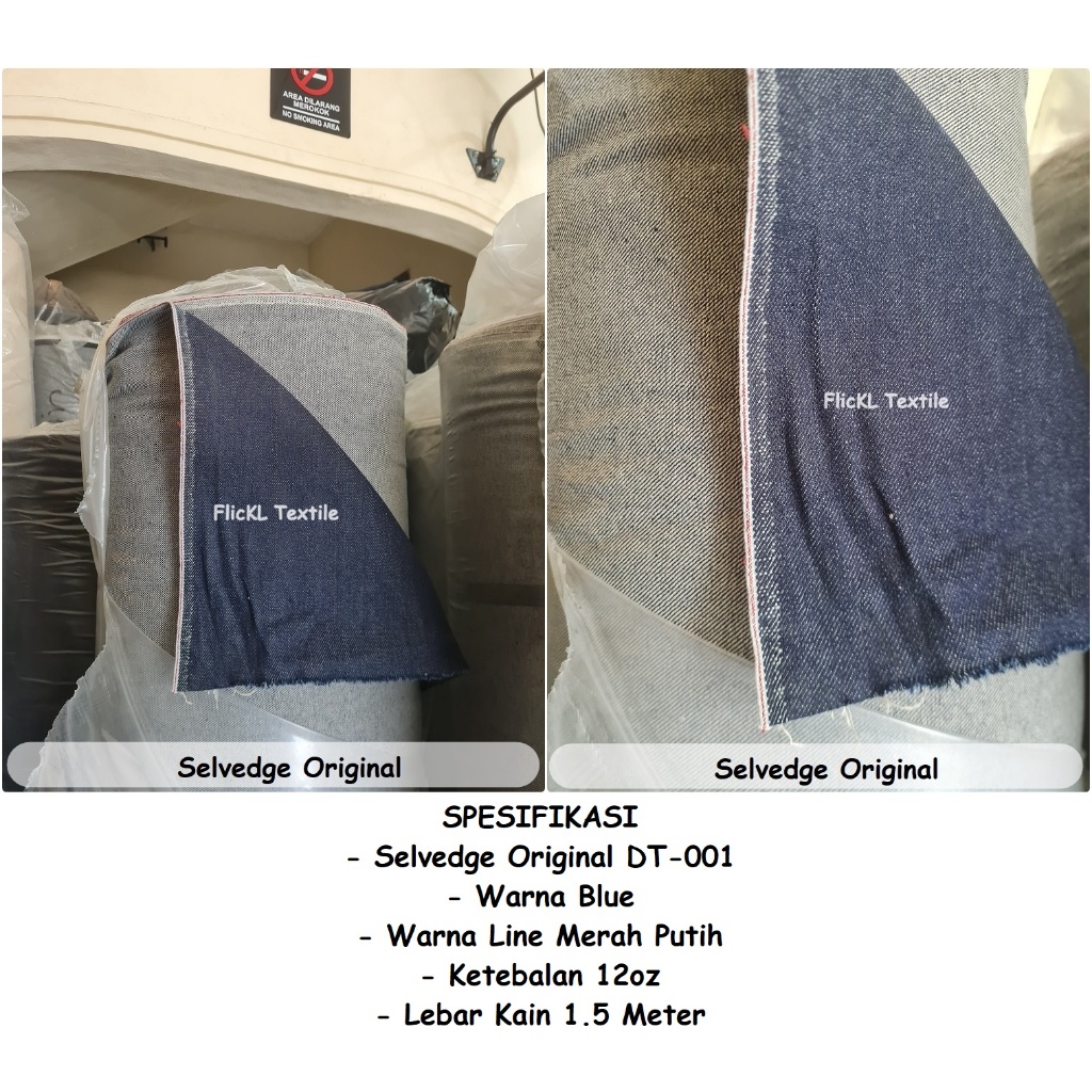 Kain Selvedge Original Bahan Selvedge Jeans Selvedge Denim Selvedge Original