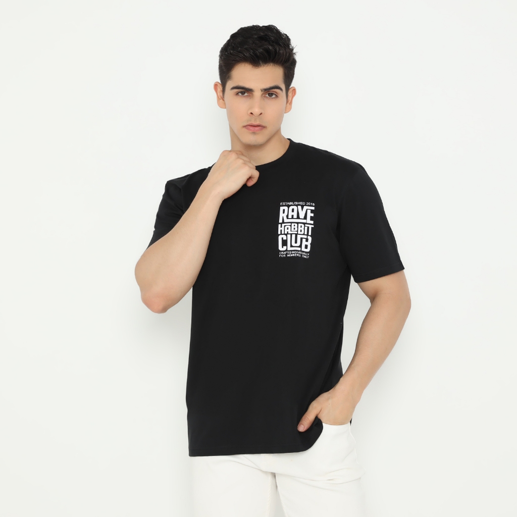 Rave Habbit  Valdi Kaos Pria - Black