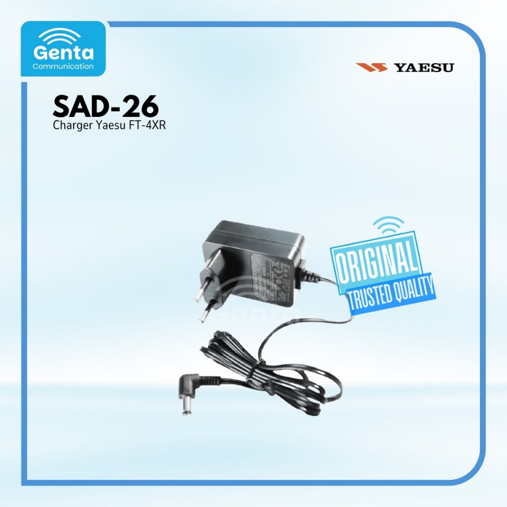 CHARGER HT YAESU FT4XR / ADAPTER YAESU FT-4XR / CHARGER ADAPTER SAD-26 SAD26 BARU ORIGINAL TERMURAH
