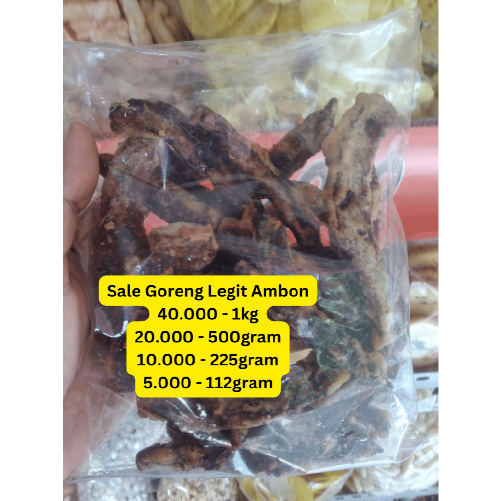

Sale Ambon Goreng Super Legit - Camilan Ngonah Snacks