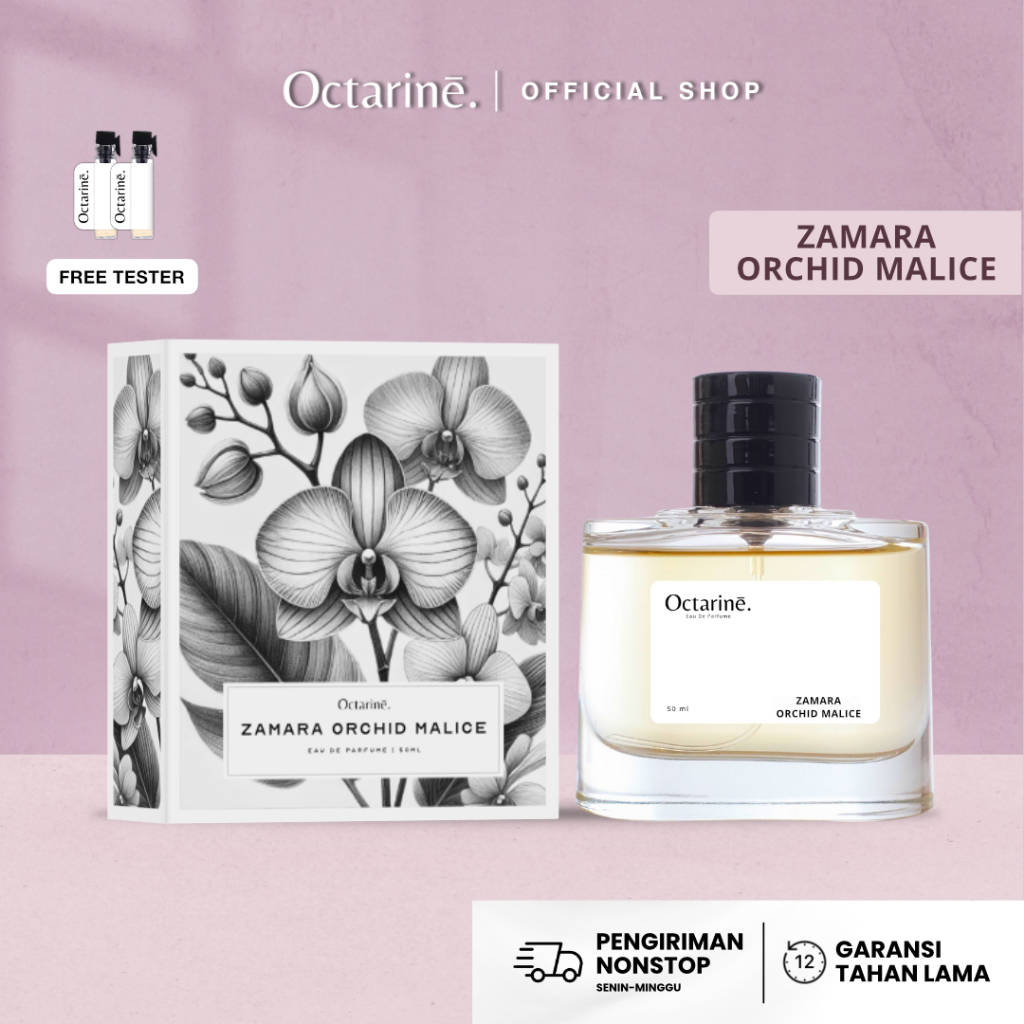 Octarine - Zamara Orchid Malice Parfum Wanita Aroma Citrusy White Floral