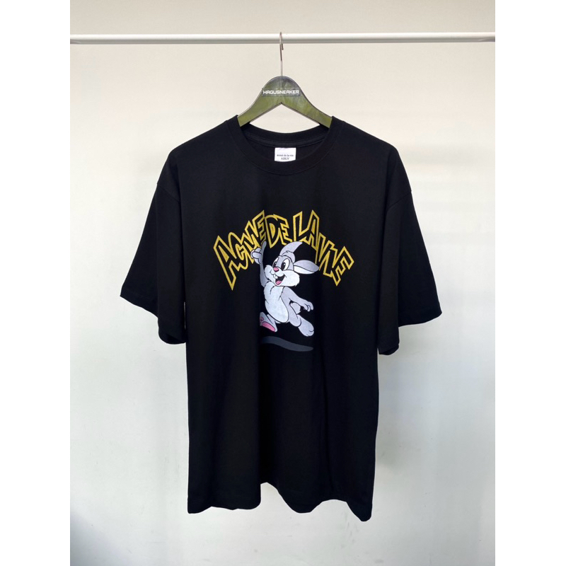 ADLV CARTOON CHINCHILLA SHORT SLEEVE T-SHIRT BLACK 100% ORIGINAL