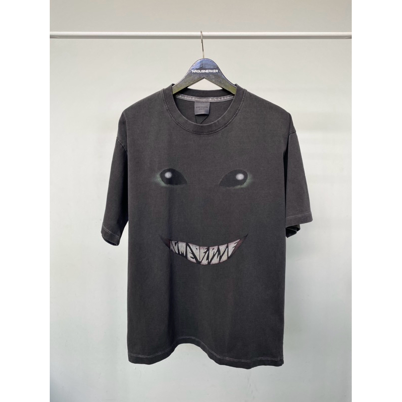 ADLV ALIEN MONSTER PIGMENT SHORT SLEEVE T-SHIRT CHARCOAL 100% ORIGINAL