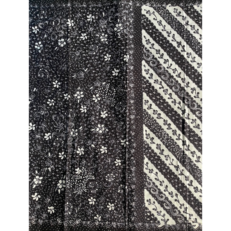 Sarung Batik Lasem Hitam Putih Asli Tulis
