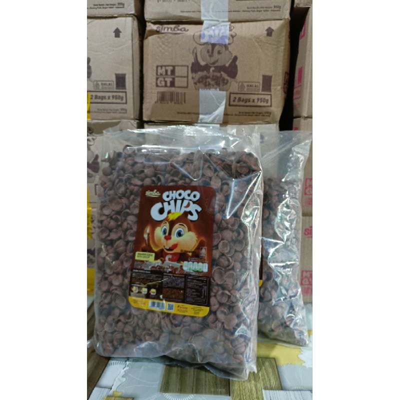 

Simba choco chip rasa coklat