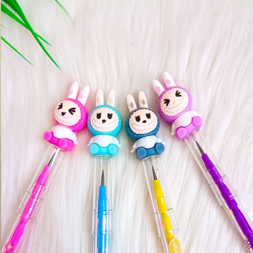 

Pensil Susun Anak Labubu 3D Pensil Bensia Karakter Lucu Imut Gemas Bisa Refill