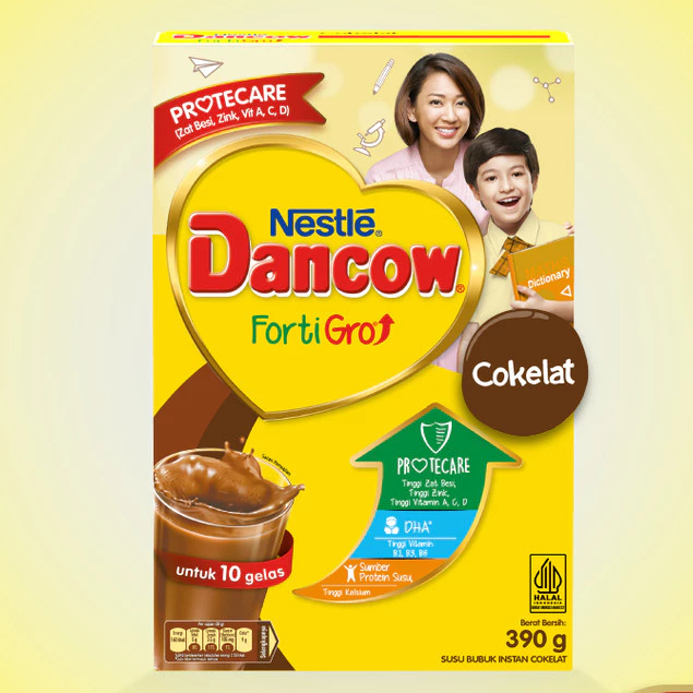 

DANCOW Fortigro Coklat Susu Bubuk Susu Anak 390g