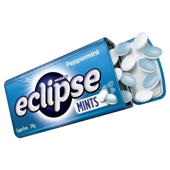 

RB ECLIPSE SUGAR FREE MINTS CANDY TIN 40 GR PERMEN MINT PRODUCT OF AUSTRALIA