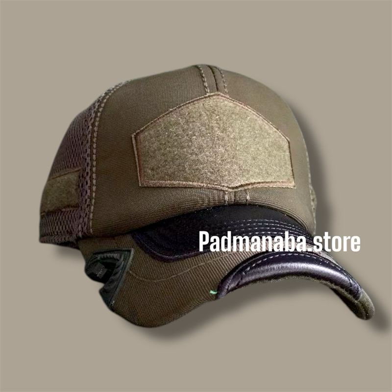 Topi Menembak Topi Tactical Variasi Klap/Kulit/Oskar Bahan Original  topi coak tactical  topi coak c