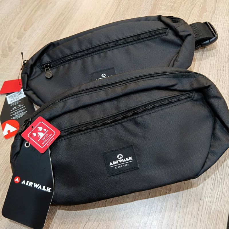Airwalk Bunn Waist Bag - Black | Tas Airwalk Waistbag - Waistbag Airwalk - Tas Punggung Airwalk | Ta