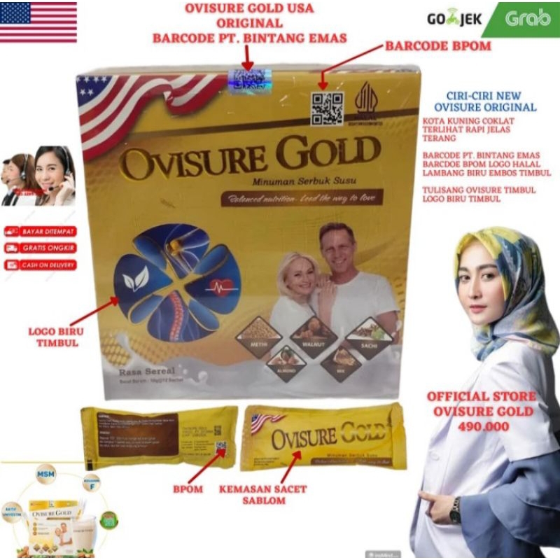 

SUSU OVISURE GOLD UNTUK TULANG DAN SENDI SYARAF KEJEPIT ASLI ORIGINAL