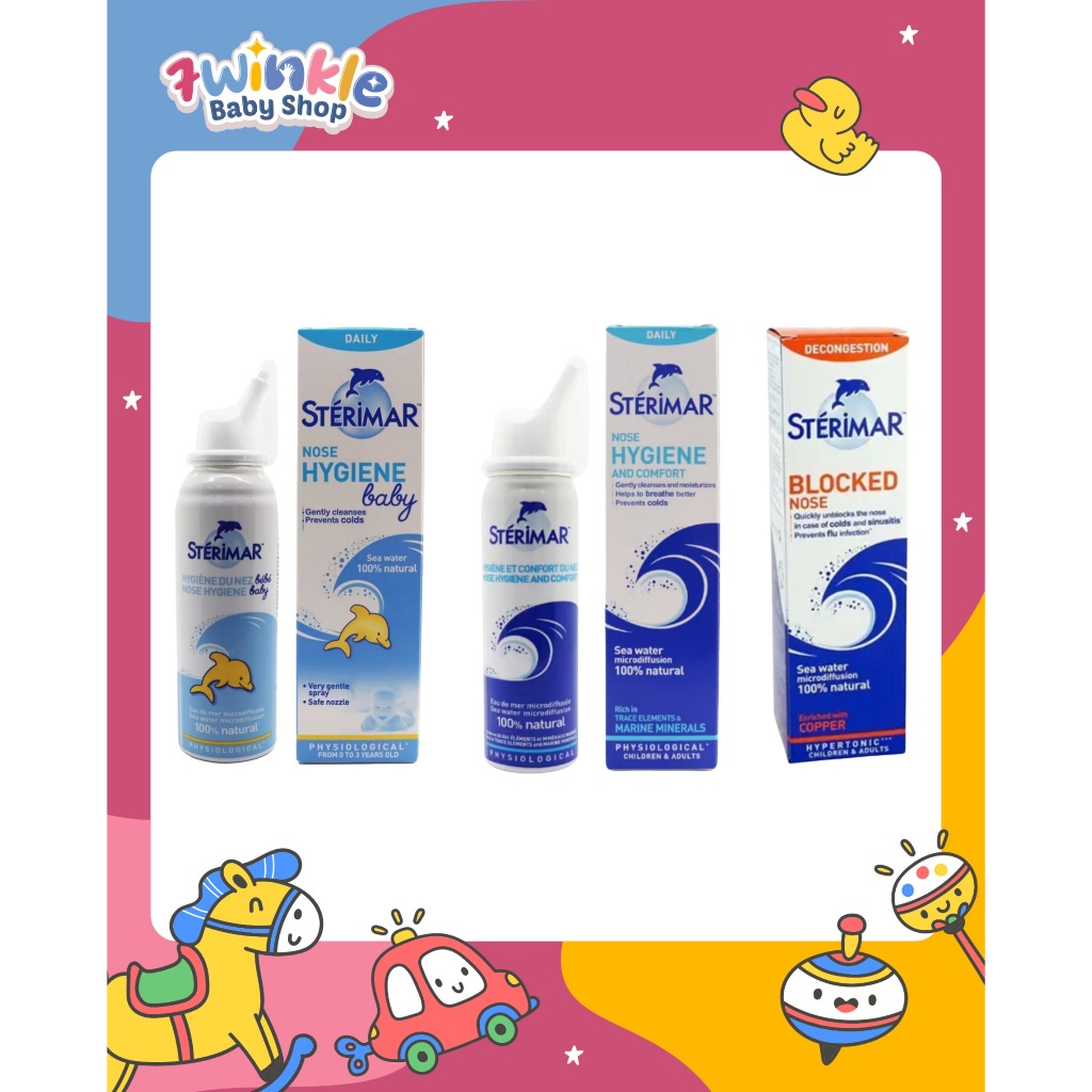 Sterimar Nose Hygiene Baby | Sterimar Nose Hygiene & Comfort 50 ml | Sterimar Blocked Nose 100 ml