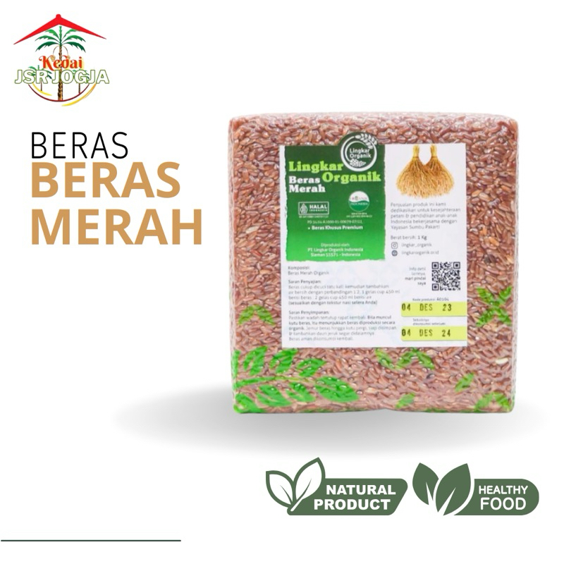 

Lingkar Organik Beras Merah Organik Vakum 2 KG