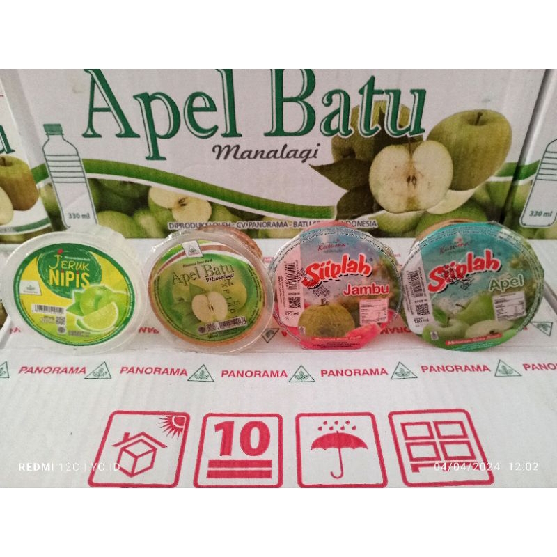 

MINUMAN APEL BATU, JERUK NIPIS SATUAN 120ML