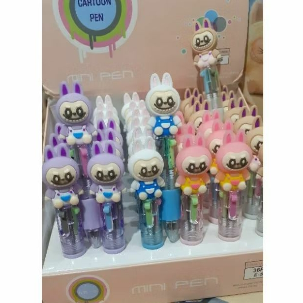 

Mini Pen Pulpen Labubu 4 Colour Warna 4in1