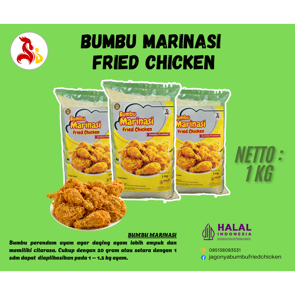 

Bumbu Marinasi Fried Chicken
