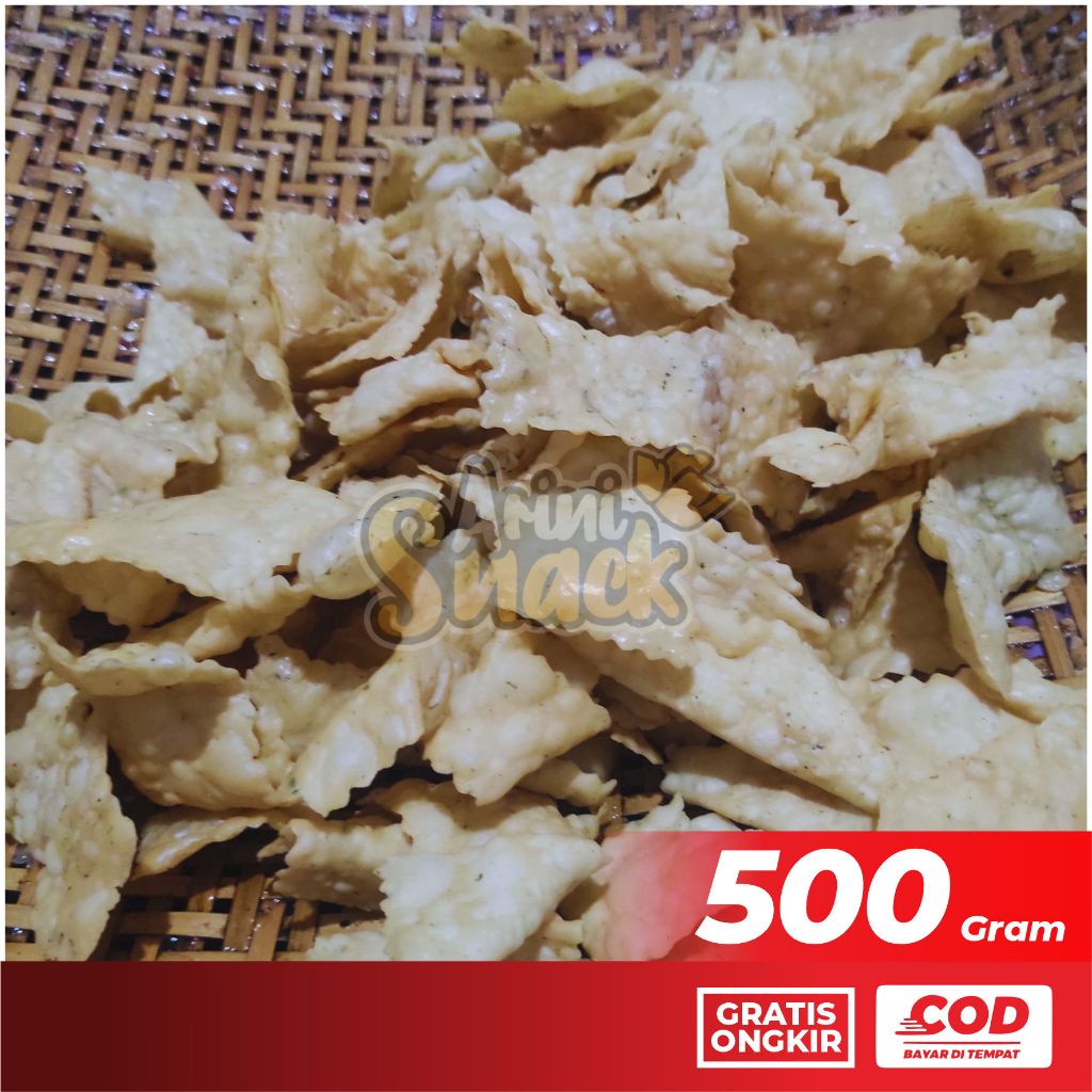 

Arini Snack Pangsit Bawang 500 Gram Cemilan Gurih Renyah