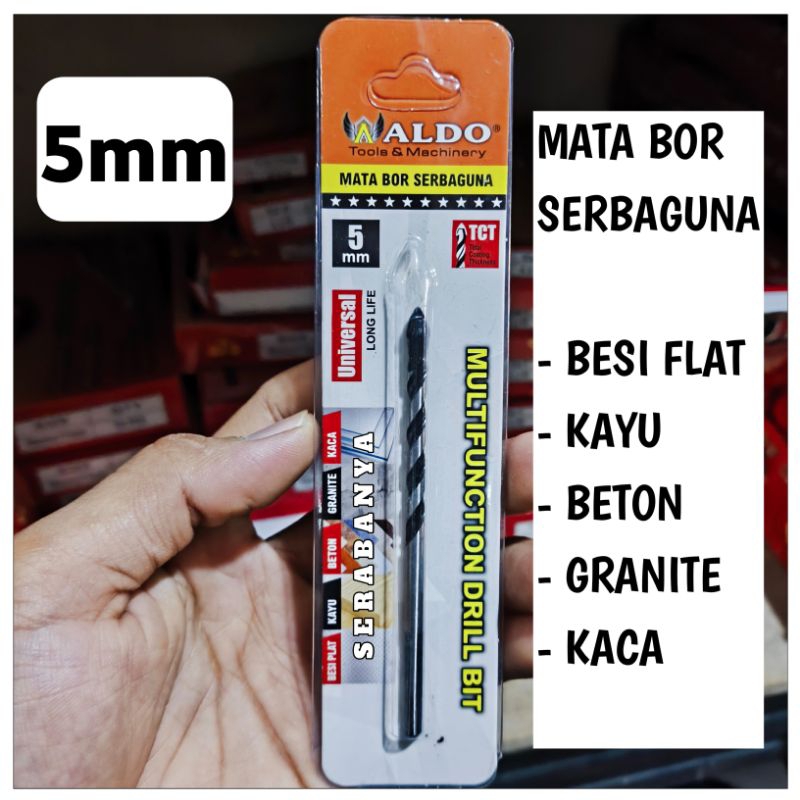 ALDO Mata Bor Serbaguna 5mm / Universal Multifungsi