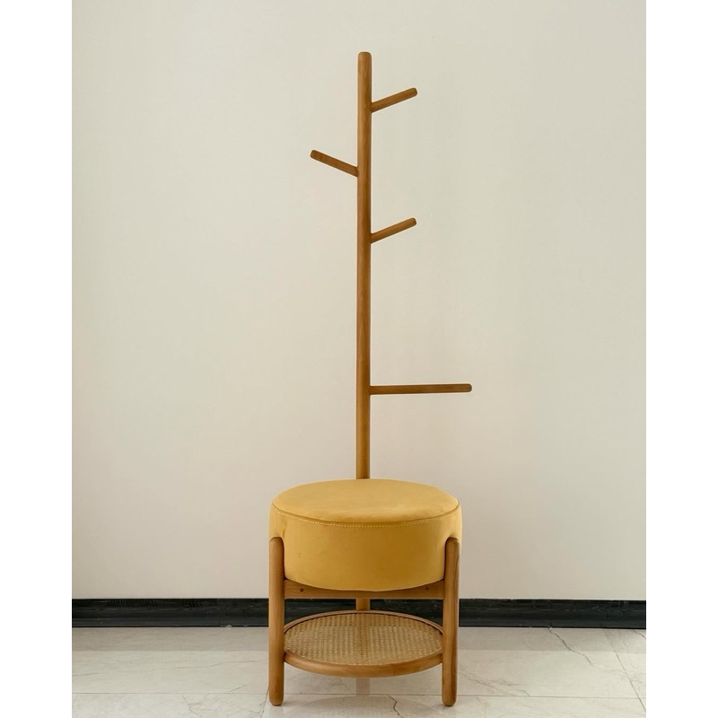 Stand Hanger Minimalis Gantungan Baju Kayu Jati Gantungan Serbaguna