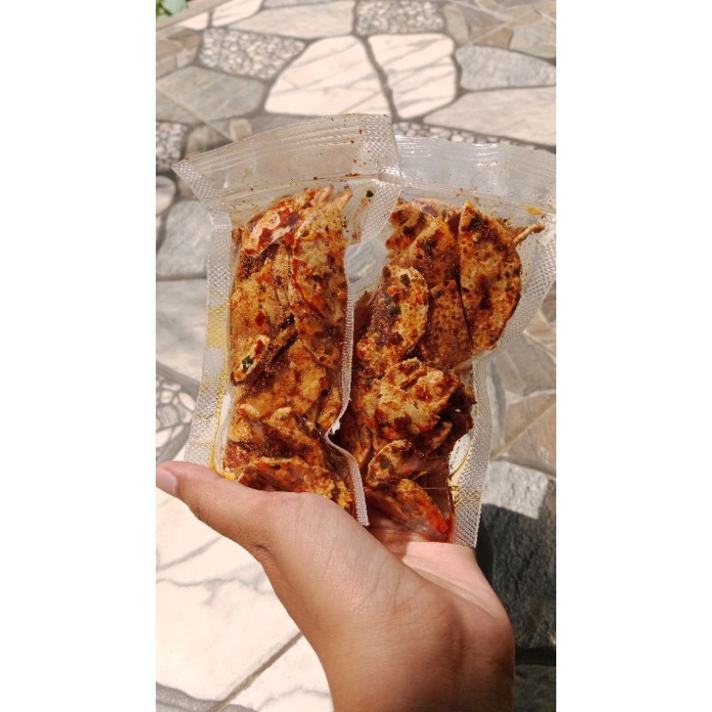 

basreng pedas dan gurih daun jeruk