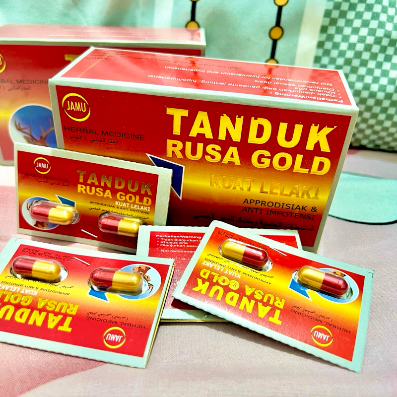 Tanduk rusa gold kapsul