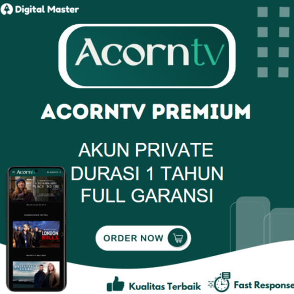 AcornTV Premium 1 Tahun Private Resmi Full Garansi - Acorn TV