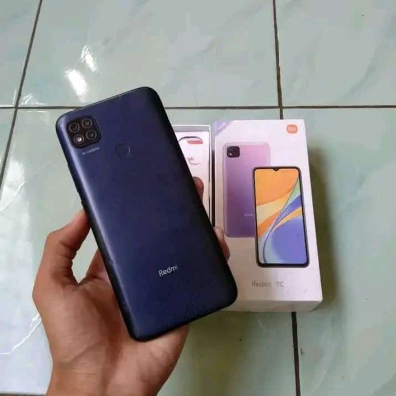 HANDPHONE SECOND REDMI 9C 4/64 NO MINUS