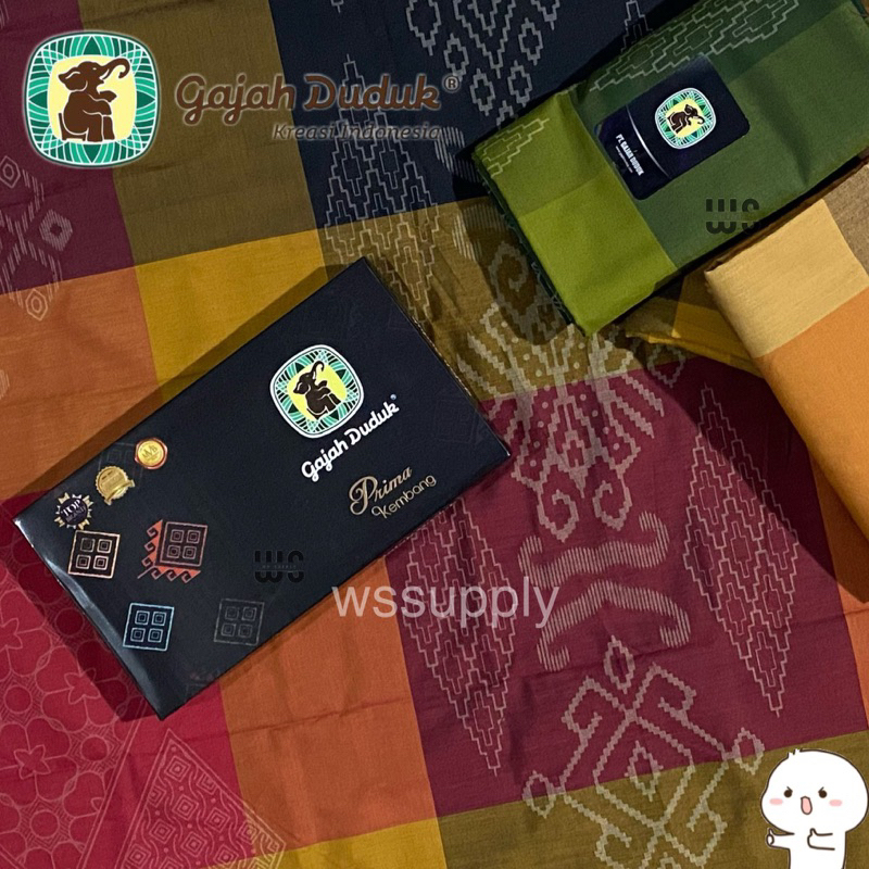 Sarung Gajah Duduk Prima Kembang