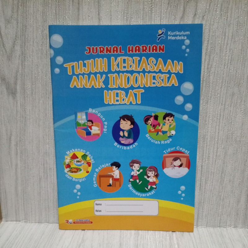 Jurnal harian 7 kebiasaan anak Indonesia hebat - CV Rafa grafika
