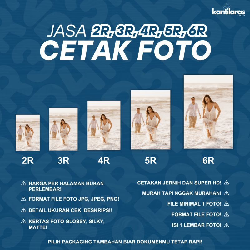 Jasa Cetak Foto | Cetak foto 2R, 3R, 4R, 5R, 6R | Kertas Foto Glossy, Silky, Matte | Murah Super HD