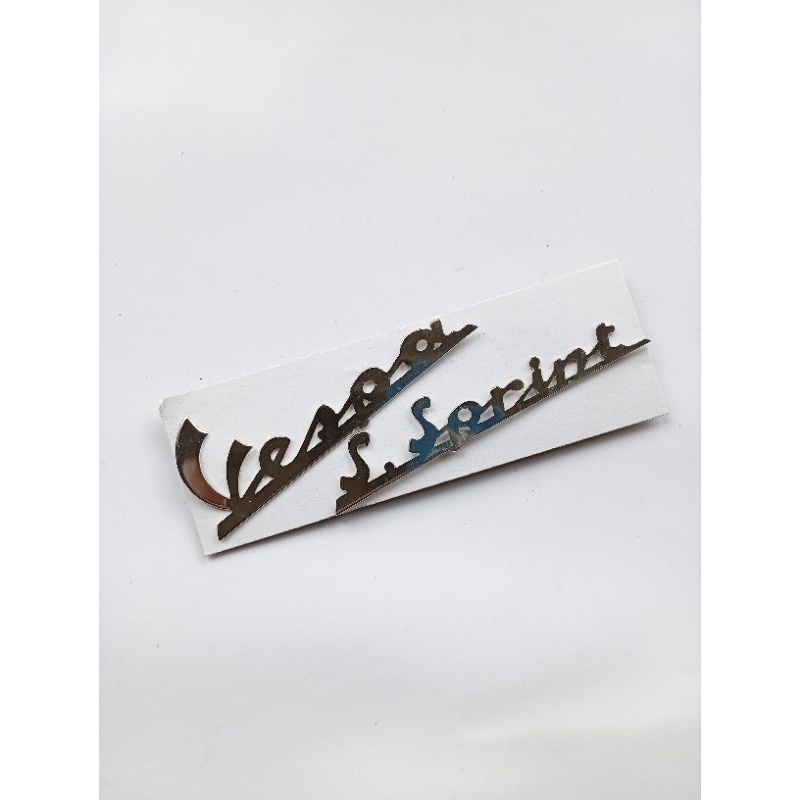 Emblem vespa ss90 crome