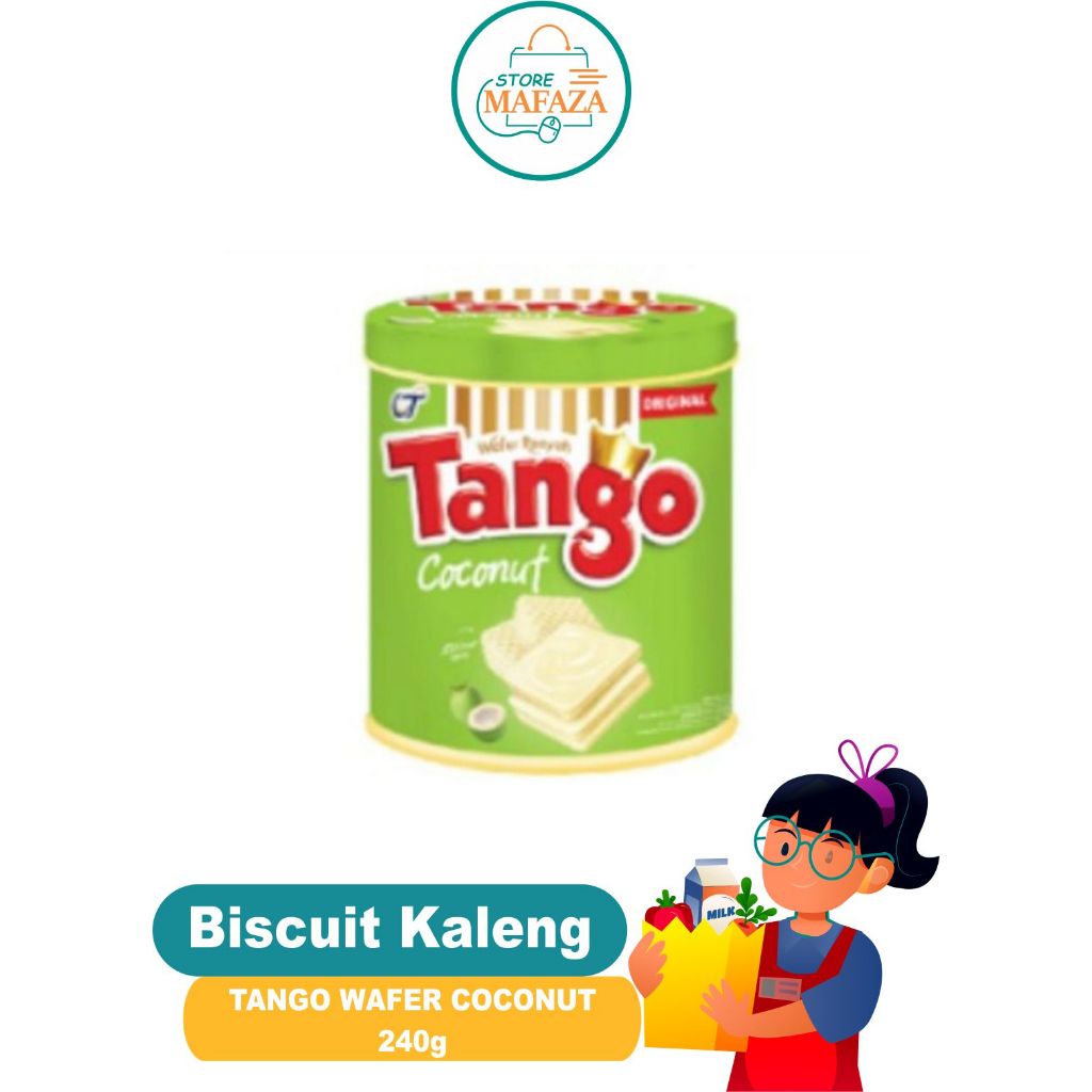 

TANGO Biscuit Kaleng TANGO WAFER COCONUT 240g